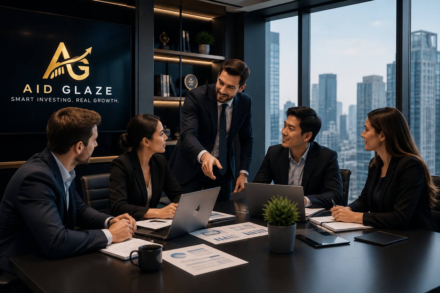 Aid Glaze professional investment team
